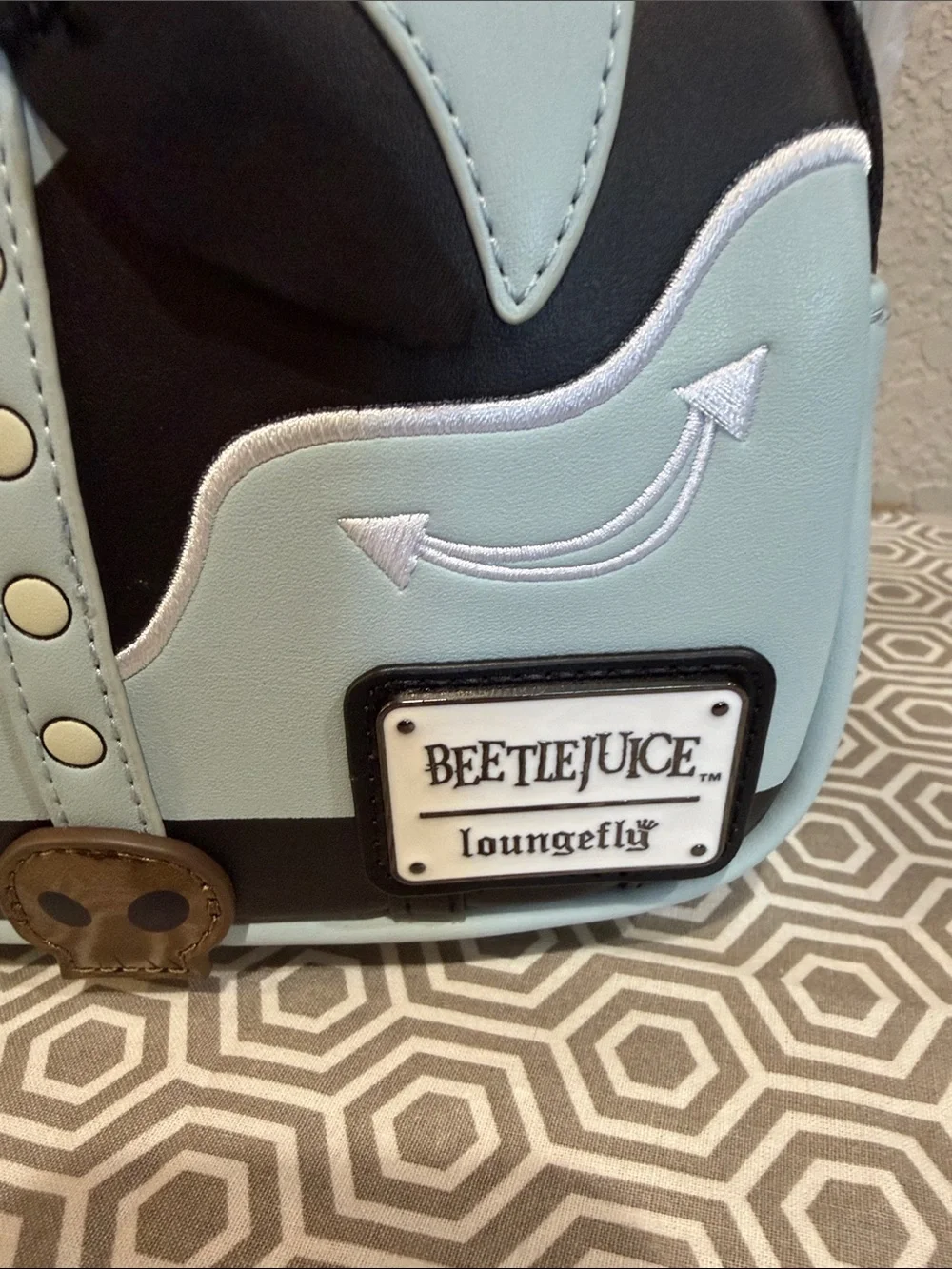 Loungefly Beetlejuice Character Backpack Western Cosplay
